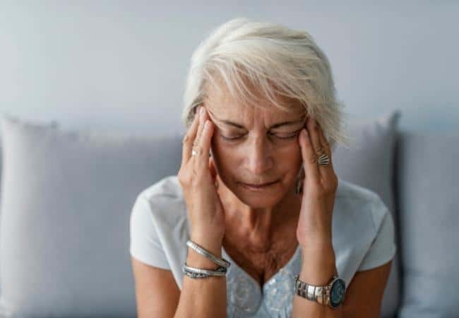 lady trying to find spiritual peace in chaos