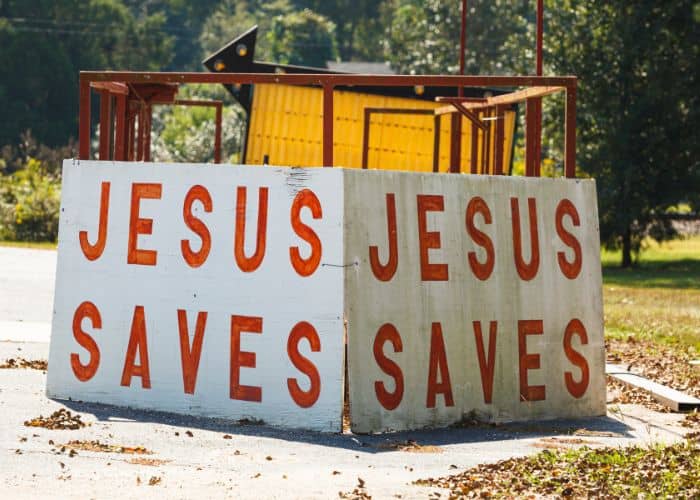 Jesus saves - once saved always saved