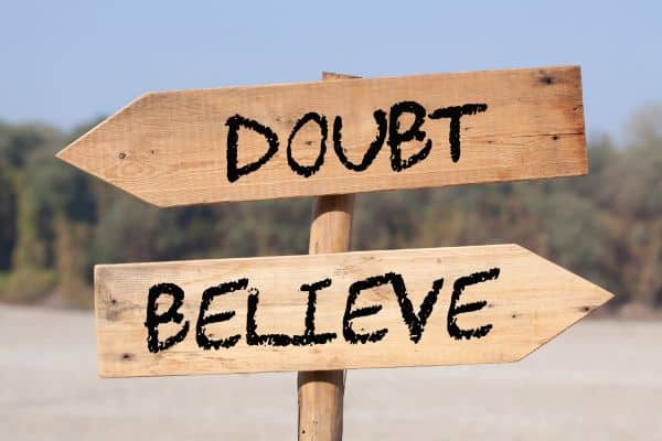 how to overcome doubt as a Christian