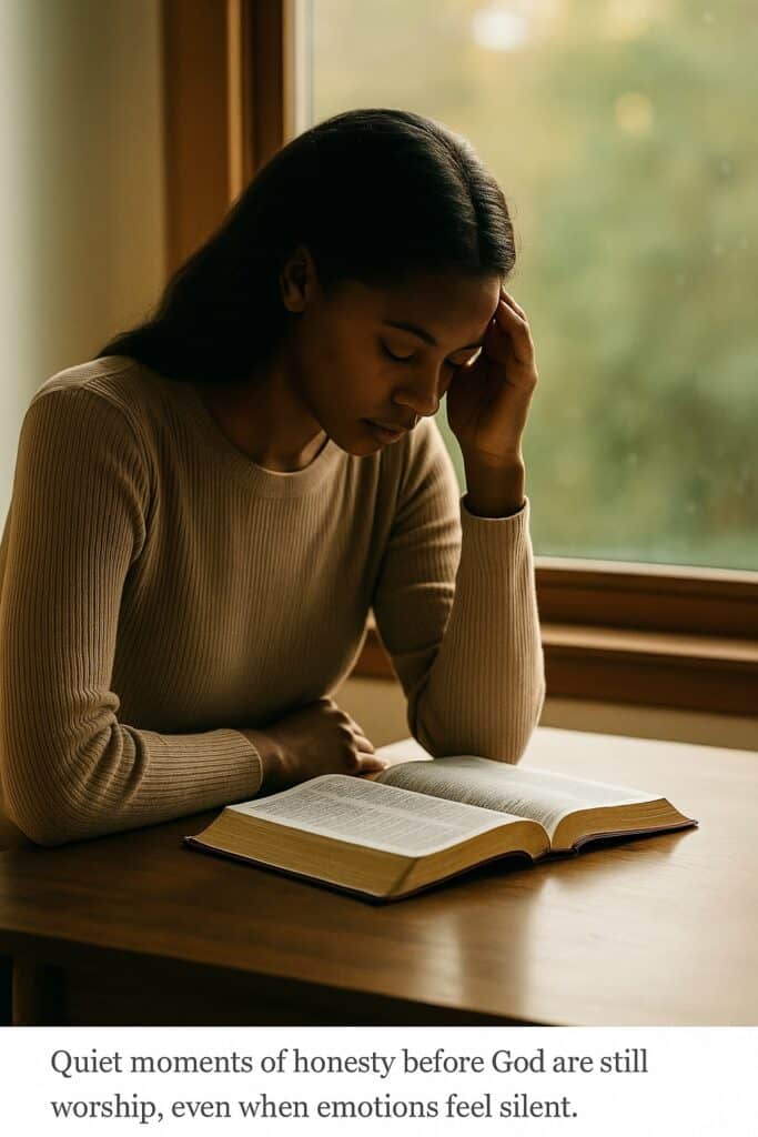 how to worship when you don't feel anything