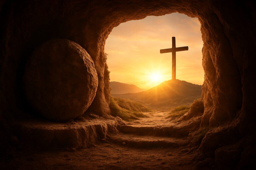 cross and tomb Christian songs about the cross and salvation