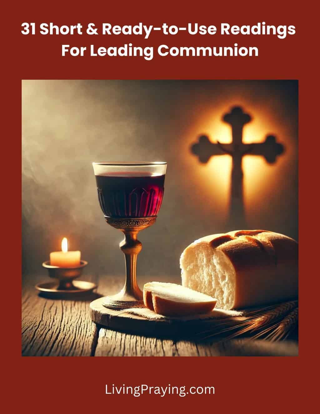 Bonus book cover: 30 short ready-to-use communion readings PDF