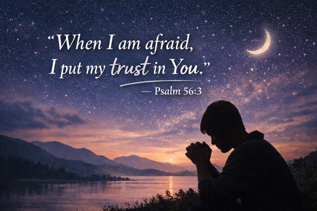 how to trust god when i am afraid