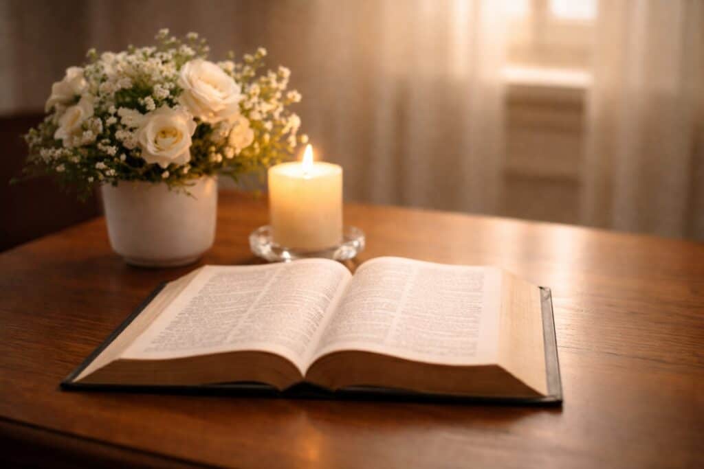how to plan a christian funeral or memorial (bible)