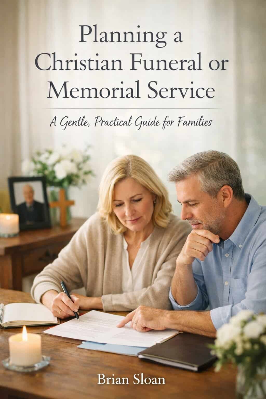 Planning a Christian Funeral or Memorial Service guide cover